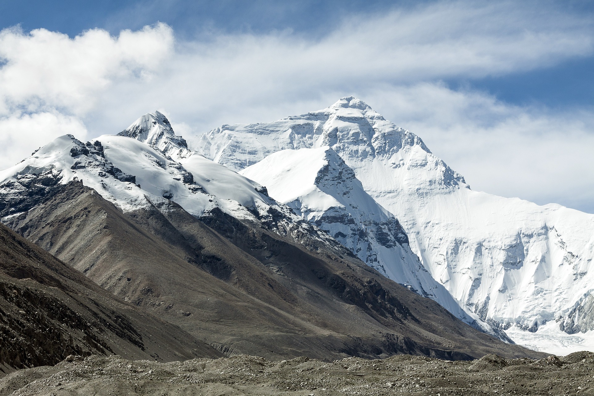 The highest mountain on earth: Mount Everest